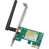 TP-Link TL-WN781ND adaptador y tarjeta de red Interno WLAN 150 Mbit/s, Adaptador Wi-Fi Interno, Inalámbrico, PCI Express, WLAN, 150 Mbit/s, Verde, Minorista