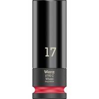 Wera 8790 C Vaso de impacto Negro, Llave de tubo Vaso de impacto, Negro, 1 cabezal(es), 1/2", Métrico, 17 mm