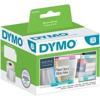 Dymo LW - Etiquetas multiuso - 32 x 57 mm - S0722540 blanco, Blanco, Etiqueta para impresora autoadhesiva, Papel, Desmontable, Rectángulo, LabelWriter