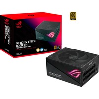 ASUS ROG STRIX 1000W Gold Aura Edition, Fuente de alimentación de PC negro