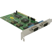 DeLOCK PCI Card 4x Serial tarjeta y adaptador de interfaz, Tarjeta de interfaz PCI, 1 Mbit/s, Alámbrico, 98SE/ME/2000/NT4.0/XP/Vista, Linux, DOS, Lite Retail