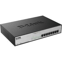 D-Link DGS-1008MP switch No administrado Gigabit Ethernet (10/100/1000) Energía sobre Ethernet (PoE) 1U Negro, Interruptor/Conmutador No administrado, Gigabit Ethernet (10/100/1000), Bidireccional completo (Full duplex), Energía sobre Ethernet (PoE), Montaje en rack, 1U