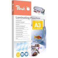 Peach PP525-01 plastificador 100 pieza(s), Películas Brillante, A3, 100 pieza(s)