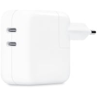 Apple 35W Dual USB-C Power Adapter, Cargador blanco