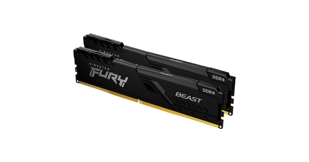 Kingston FURY BEAST DDR4 32GB (16×2) Kingston FURY FURY Beast 32GB 3200MT/s DDR4 CL16 DIMM (Kit de 2