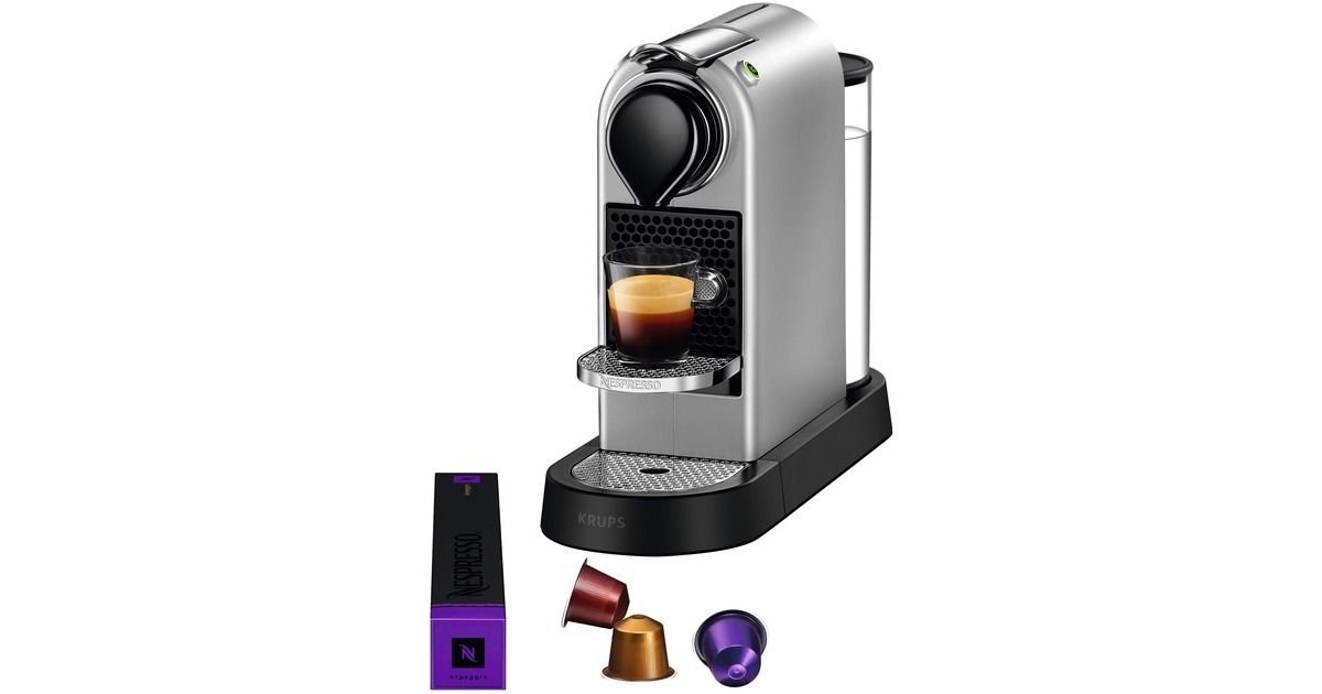 Krups Nespresso XN741B cafetera eléctrica Máquina espresso, Cafetera de  cápsulas plateado, Máquina espresso, Cápsula de café, Plata