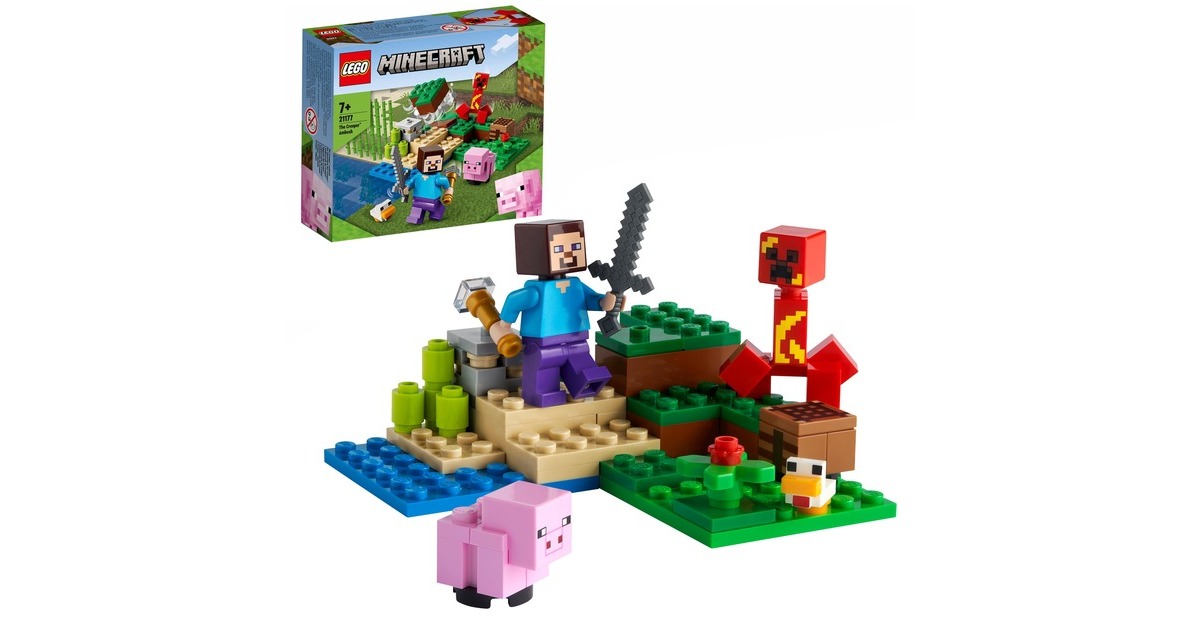 Figuras minecraft lego outlet