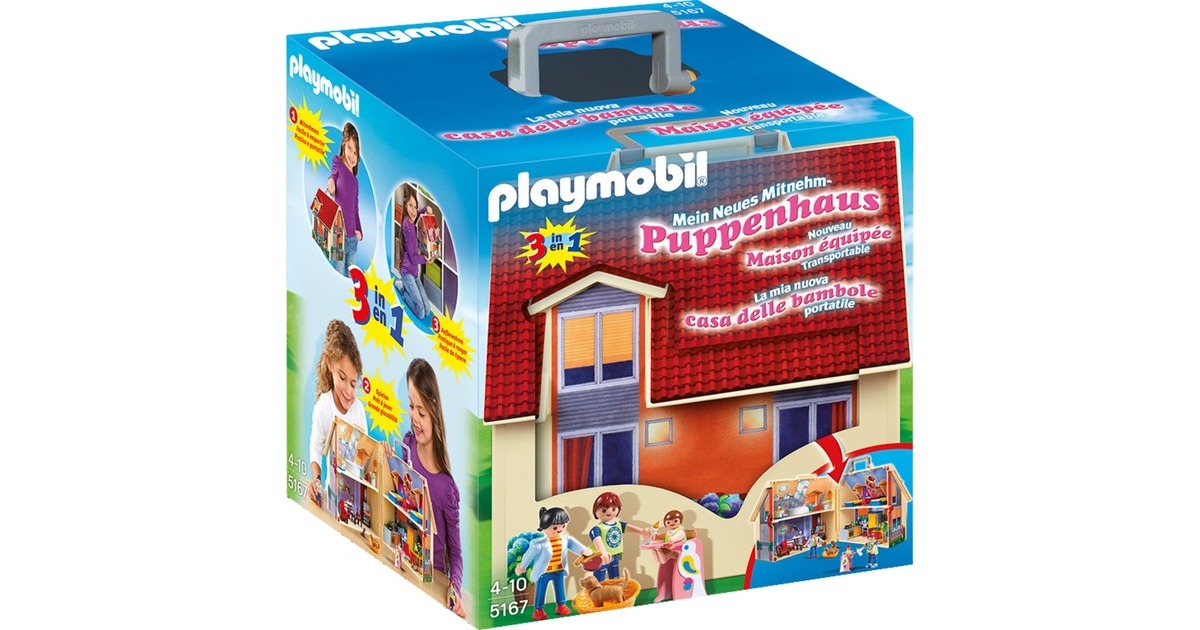 Playmobil Maletín Casa De Muñecas 5167 nw80mN