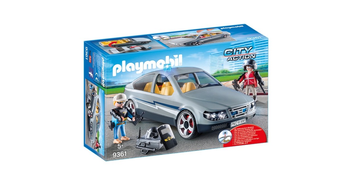Coche City De Action Construcción Playmobil PolicíaJuegos 9361 OkPZuiX