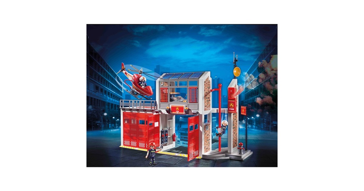 PLAYMOBIL City Action 9462 Puesto de bombero grande Juegos de construccion