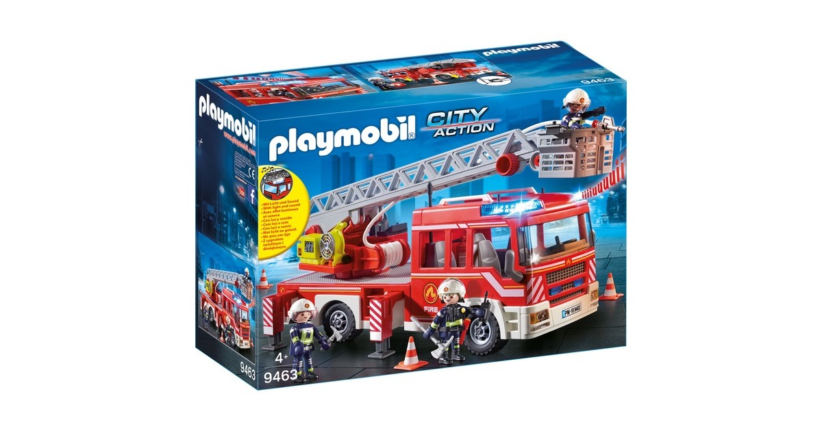 Camion de bomberos playmobil carrefour store