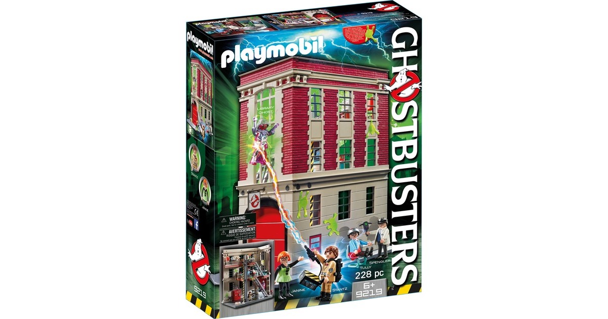 cuartel ghostbusters playmobil