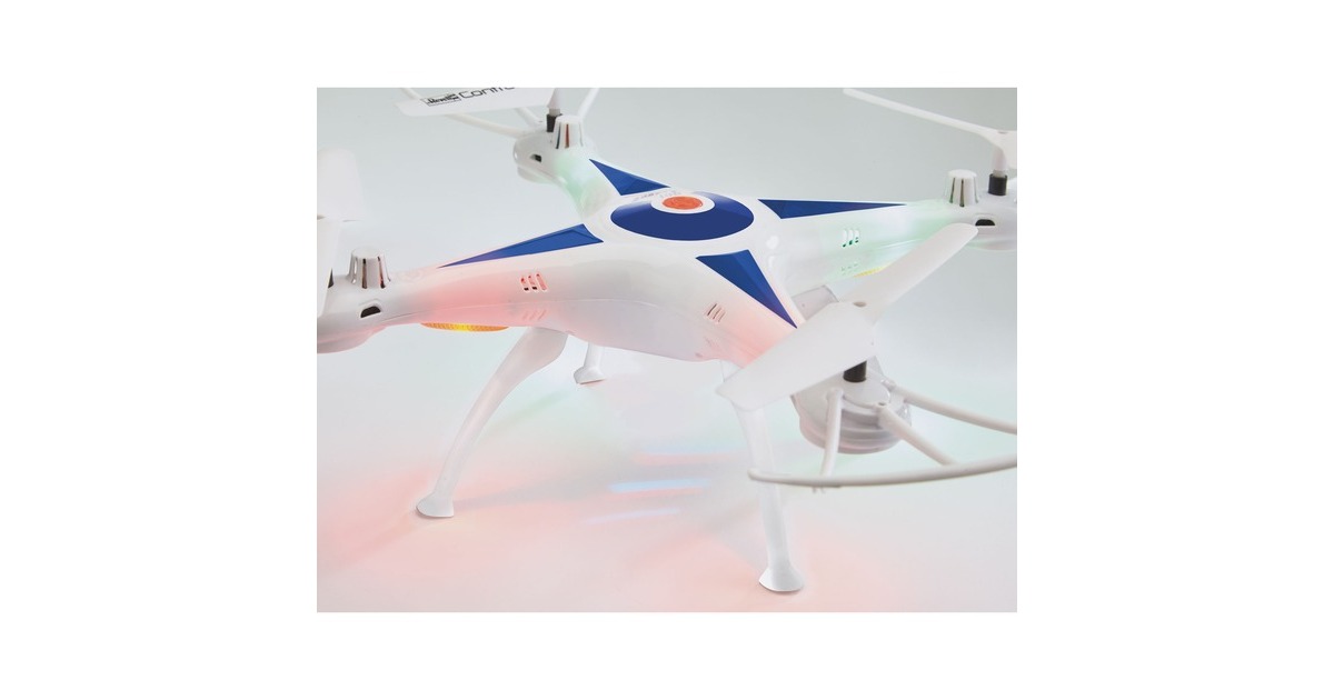 Revell Quadrocopter GO STUNT avion por control remoto blanco Azul