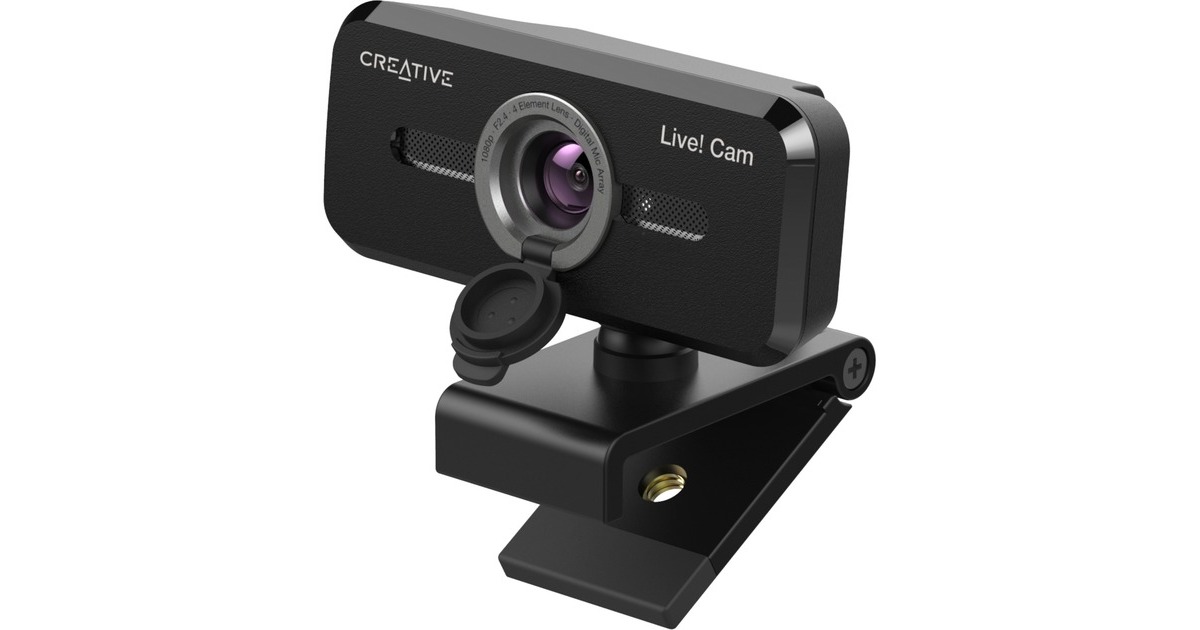 WEBCAM CREATIVE LIVE! CAM SYNC V2 1080P NEGRO - miniatura 4
