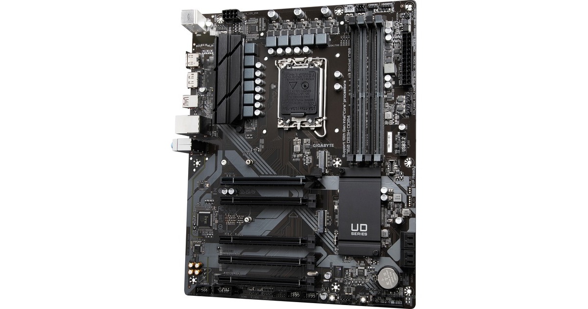 Placa Base GIGABYTE B760 DS3H - Compatible Con Intel Core 14ª Generación, DDR5, PCIe 4.0, Ideal Para Gaming Y Trabajo