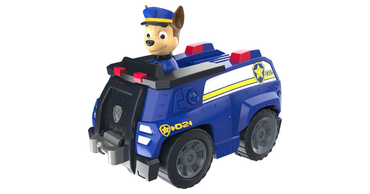 Spin Master PATRULLA CANINA COCHE TELEDIRIGIDO DE CHASE Coche RC de Chase con 2 Direcciones Facil de Manejar para Principiantes Patrulla Canina 2.4GHZ hasta 76m 6054190 Juguetes