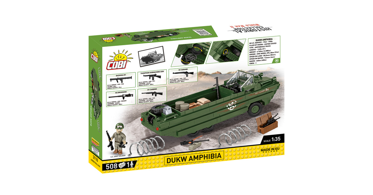 Cobi DUKW Amphibia (3110) au meilleur prix sur