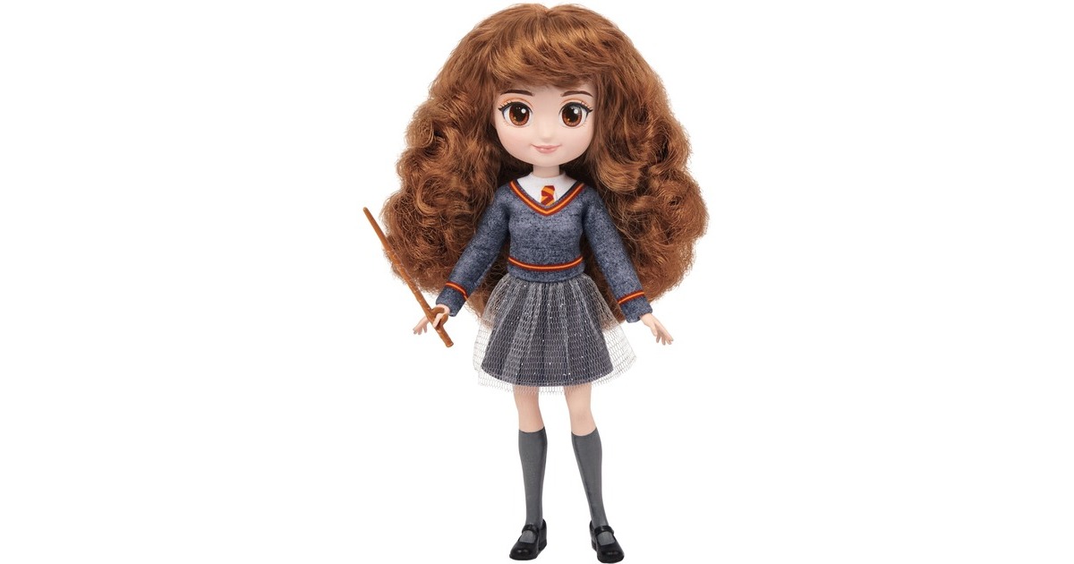 Spin Master HARRY POTTER WIZARDING WORLD MUNECA HERMIONE GRANGER 20 CM Figura Hermione Articulada con Varita y Uniforme Hogwarts 6061835 Juguetes Ninos 5 Anos Munecos Wizarding World HARRY