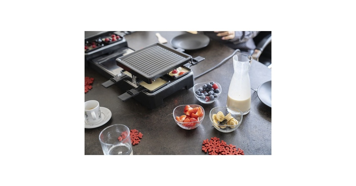 Griglia per raclette per 8 persone