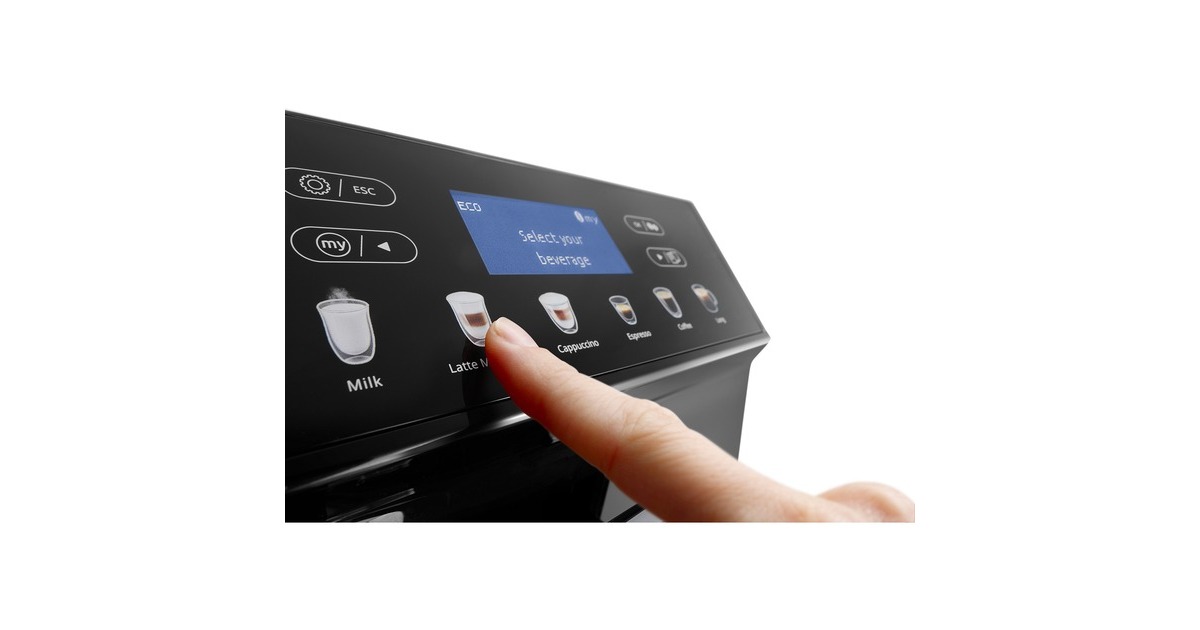 Machine à Café Delonghi Eletta Cappuccino EVO - Noire - Occasion