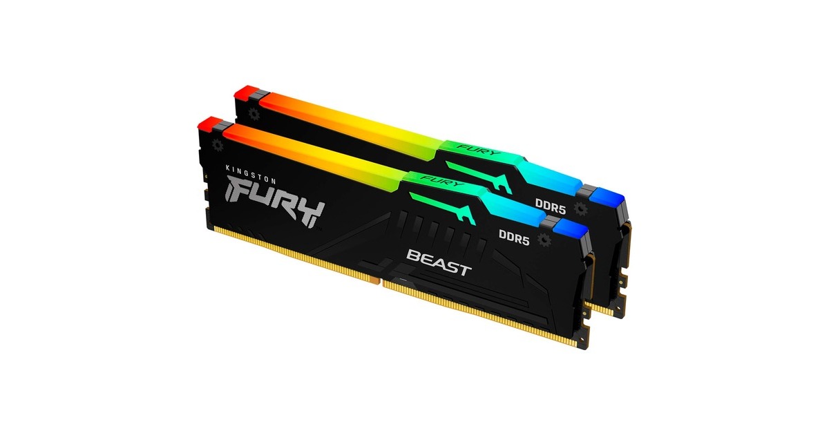 Kingston FURY FURY Beast 64GB 6000MT/s DDR5 CL30 DIMM (Kit de 2