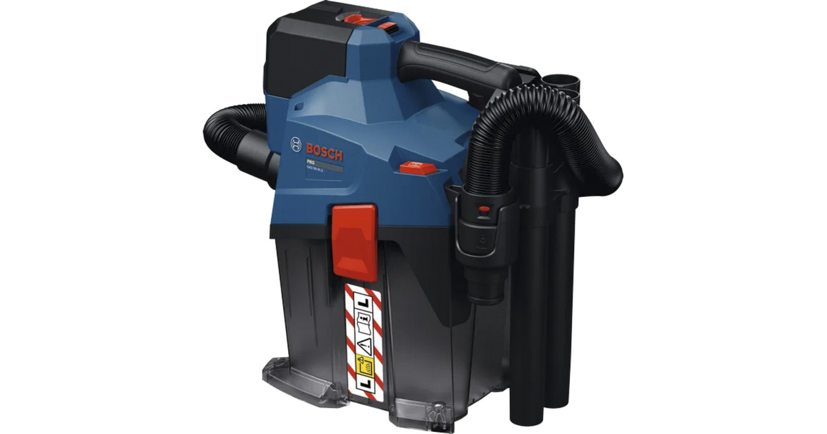 Bosch Professional GAS 18V - 6LS, Aspiradora de suelo azul/Negro