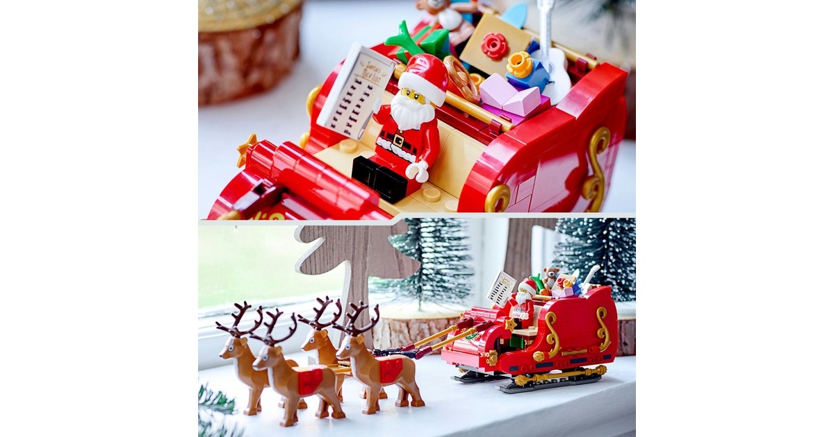 Renos Lego Trineo Papa Noel LEGO 40499 Trineo De Renos De Papá