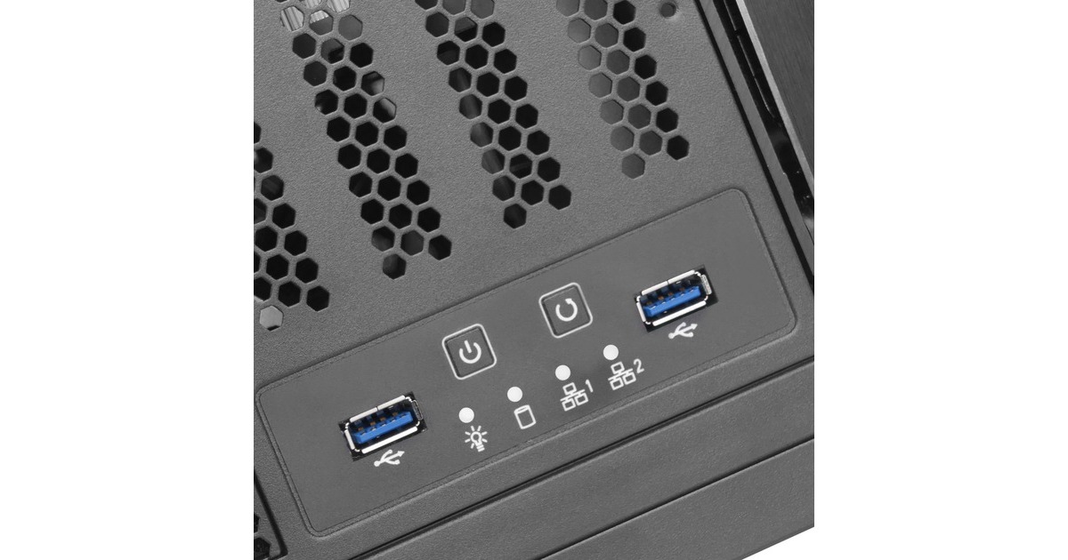 Logitech Rack Ebox H08 SilverStone SST-RM41-H08, Caja de rack negro