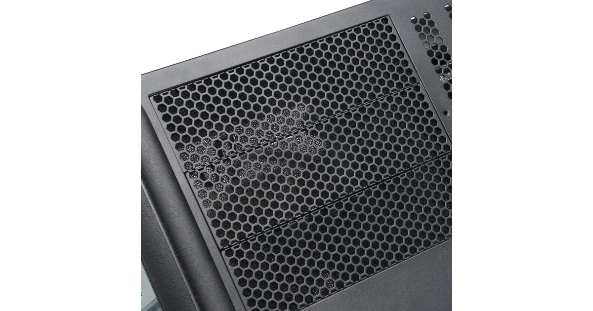 Logitech Rack Ebox H08 SilverStone SST-RM41-H08, Caja de rack negro