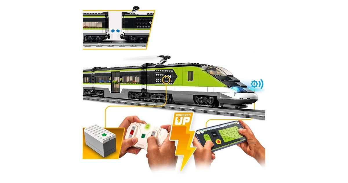 Tren hotsell teledirigido lego
