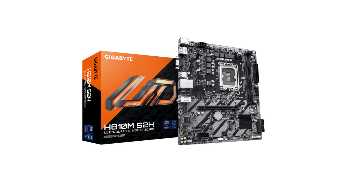 GIGABYTE H810M H Placa Base - Procesadores Intel Core Ultra  Serie 2   Vrm De 4 1 2 Fases  Hasta 6400 Mhz Ddr5  1xpcie 4 0 M 2  Lan 1gbe  Usb 3 2 Gen @@100117378 3