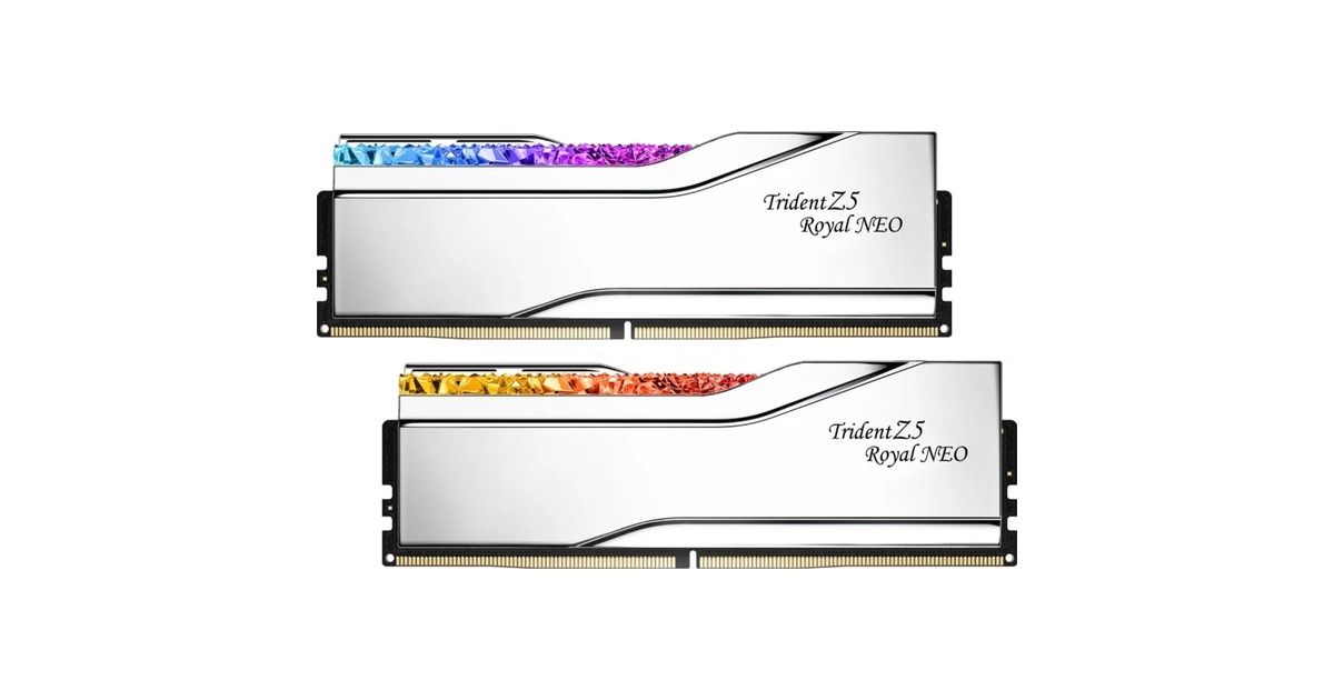 G.Skill F5-6000J2836G16GX2-TR5NS, Memoria RAM plateado