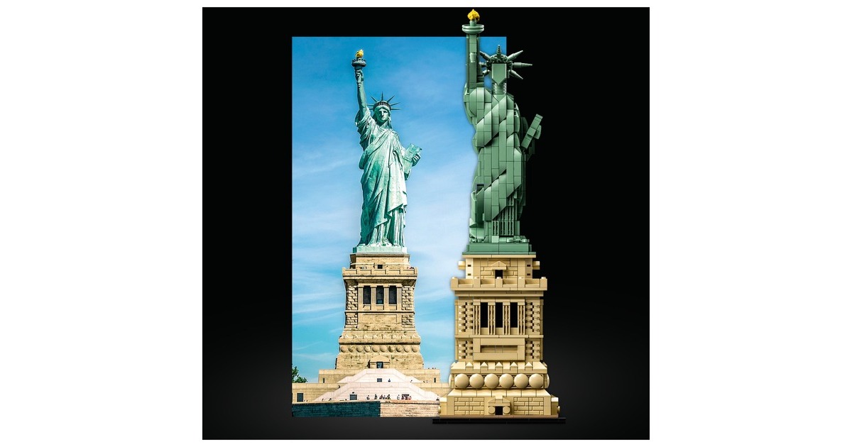 Lego Architecture 21042 La estatua de la libertad Juegos de construccion Juego de construccion 16 ano s 1685 pieza s 1 35 kg