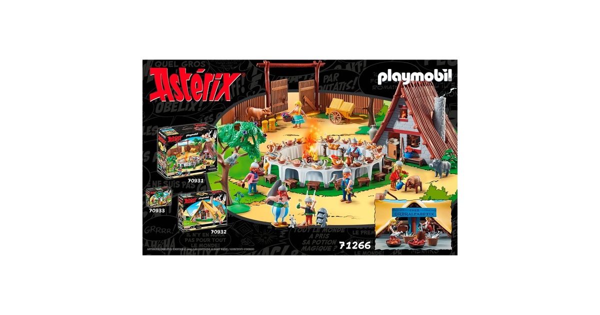 Playmobil® 71266 Axtérix: La Cabaña de Ordenalfabetix