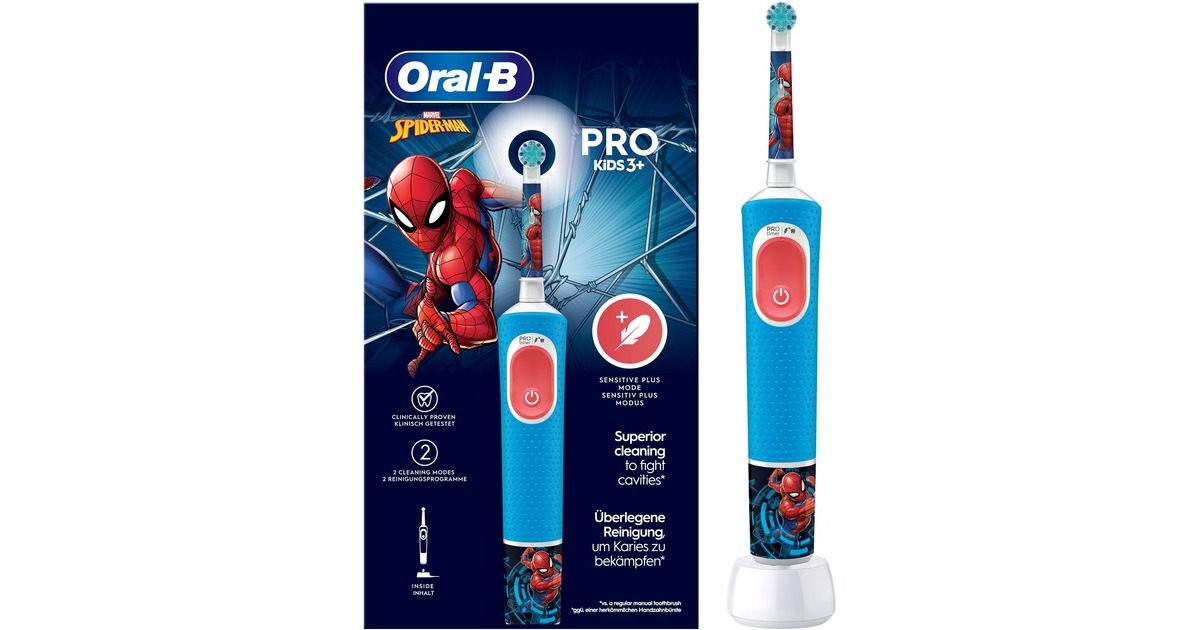 Cepillo de dientes eléctrico Oral B Marvel Spider-Man ORAL B