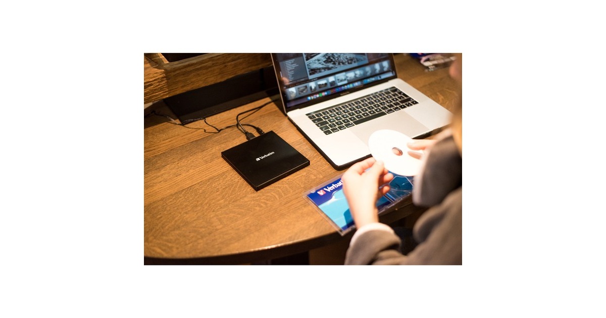 Verbatim 43888 unidad de disco óptico BluRay DVD Combo Negro, Regrabadora Bluray externa negro