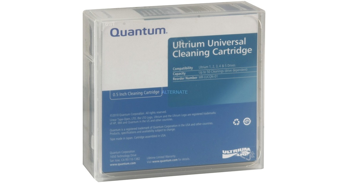 Quantum Cleaning cartridge, LTO Universal, Cinta limpiadora LTO Universal