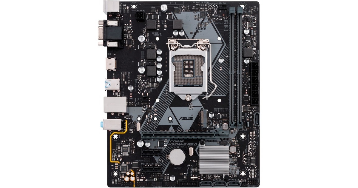 Asus Prime H310m E R2 0 Lga 1151 Zocalo H4 Micro Atx Intel H310 Placa Base Intel Lga 1151 Zocalo H4 Intel Celeron Intel Core I3 Intel Core I5 Intel Core I7 Intel Pentium