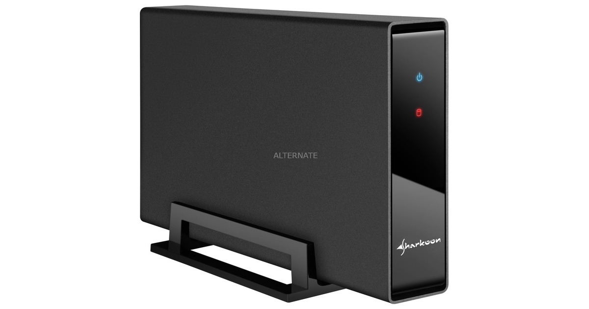 Sharkoon Swift Case Pro Usb 3 0 3 5 Caja De Disco Duro Hdd Negro Caja De Unidades Negro Caja De Disco Duro Hdd 3 5 Sata Conexion Usb Negro