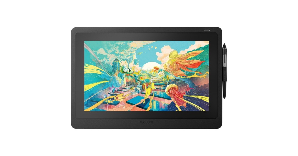 Wacom Cintiq 16 tableta digitalizadora Negro 5080 líneas por