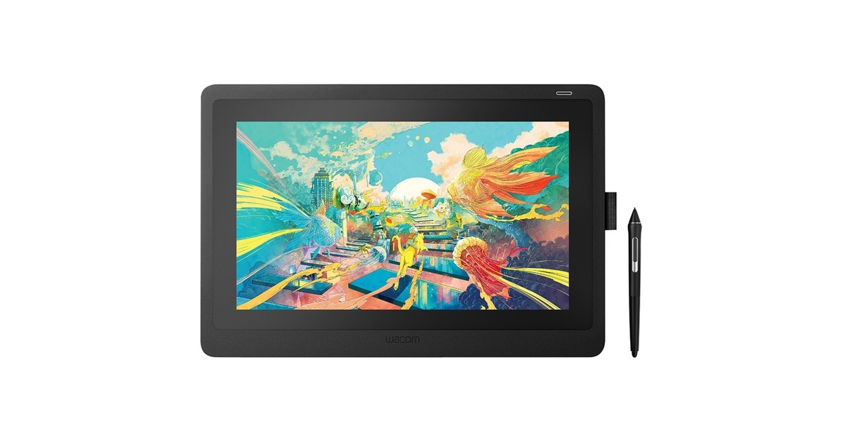 Wacom Cintiq 16 tableta digitalizadora Negro 5080 líneas por