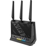 ASUS RT-BE86U router inalámbrico 10 Gigabit Ethernet Doble banda (2,4 GHz / 5 GHz) Negro Wi-Fi 7 (802.11be), Doble banda (2,4 GHz / 5 GHz), Ethernet, Negro, Router de sobremesa