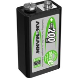 Ansmann 200mAh maxE E-Block Níquel-metal hidruro (NiMH), Batería E-Block, Níquel-metal hidruro (NiMH), 8,4 V, 200 mAh, 17,5 x 28,5 x 48,5 mm