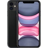Apple iPhone 11 15,5 cm (6.1") SIM doble iOS 14 4G 64 GB Negro, Móvil negro, 15,5 cm (6.1"), 1792 x 828 Pixeles, 64 GB, 12 MP, iOS 14, Negro