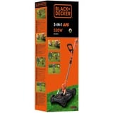 BLACK+DECKER BESTA530CM-QS desbrozadora/bordeadora 550 W CA eléctrica Negro, Naranja, Cortabordes naranja/Negro, Cortabordes, Empuñadura en D, 1,6 mm, 7500 RPM, Negro, Naranja, 30 cm