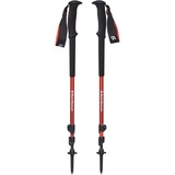 Black Diamond Mountain bastón de trekking Unisex Telescópico, Aparato para fitness rojo/Negro, Unisex, Telescópico, Senderismo, Espuma, Carburo, 490 g