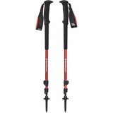 Black Diamond Mountain bastón de trekking Unisex Telescópico, Aparato para fitness rojo/Negro, Unisex, Telescópico, Senderismo, Espuma, Carburo, 490 g