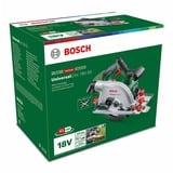 Bosch Circ 18V-53 16 cm Negro, Verde 4300 RPM, Sierra circular verde/Negro, Madera, Negro, Verde, Aluminio, 16 cm, 4300 RPM, 5,3 cm