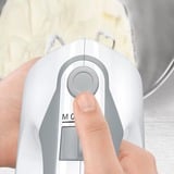 Bosch ErgoMixx Batidora de mano 450 W Blanco blanco/Gris, Batidora de mano, Blanco, Mezcla, Amasar, Mezcla, 1,3 m, 0,6 L, Botones