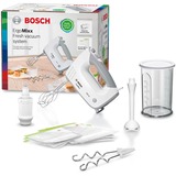 Bosch ErgoMixx Batidora de mano 450 W Blanco blanco/Gris, Batidora de mano, Blanco, Mezcla, Amasar, Mezcla, 1,3 m, 0,6 L, Botones